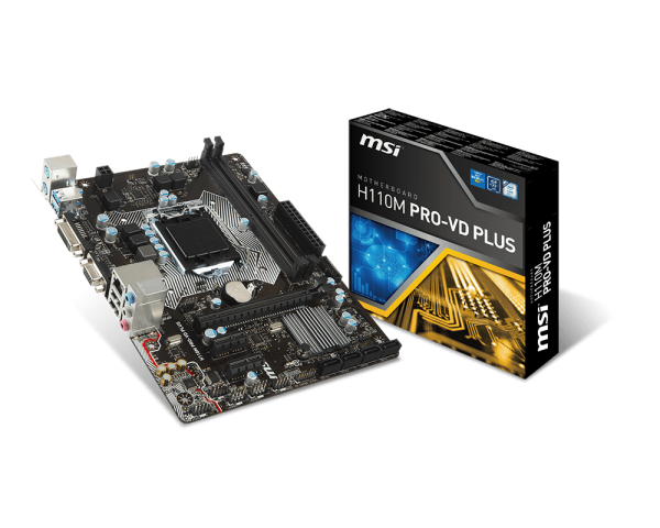 Mainboard MSI H110M PRO-VD PLUS Socket LGA1151 (518EL)